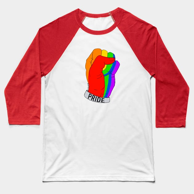 Pride Baseball T-Shirt by Melissa McArthur